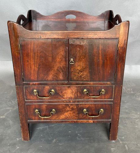 18th Century Georgian Mahogany Commode (1 of 12)