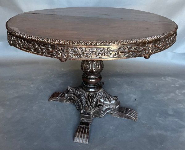 19th Century Anglo Indian Center Table (1 of 11)