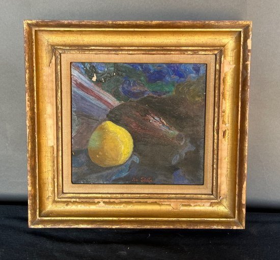 19th- 20th Century Continental Still Life Painting in Original Frame (1 of 4)
