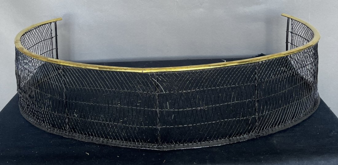 19th Century English or American Fire Fender: 19th Century English or American Fire Fender17H x 45W x 14D inches