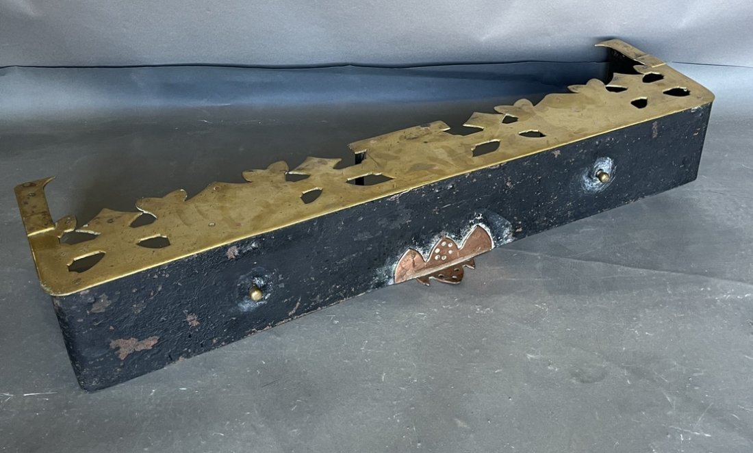 19th Century English or American Fire Fender: 19th Century English or American Fire Fender12D x 46W x 8H inches
