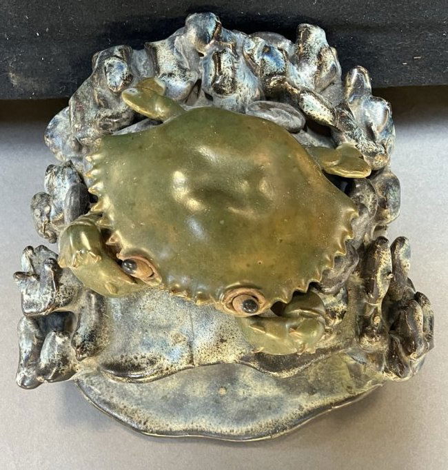 Ceramic Crab Wall Pocket or Card Holder (1 of 6)