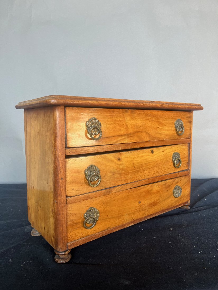 19th Century French Miniature Chest of Drawers (1 of 6)
