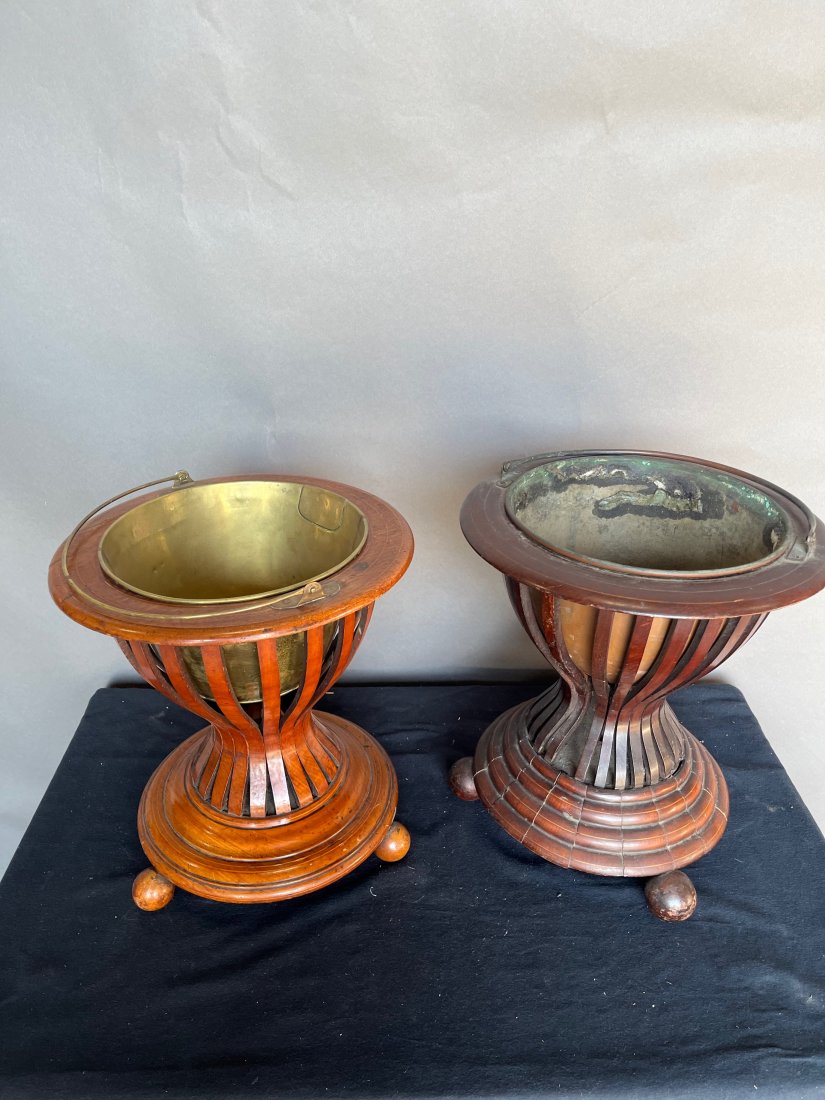 Near Pair of 19th Century Peat Buckets (1 of 4)