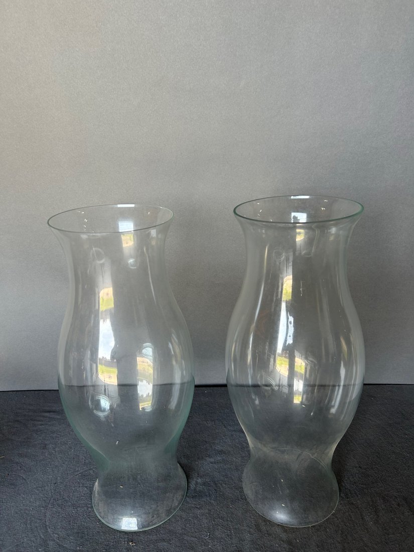 Pair of vintage hurricane shades: Pair of vintage hurricane shades