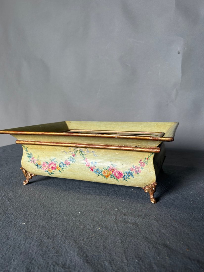 Painted tole French jardiniere (1 of 5)