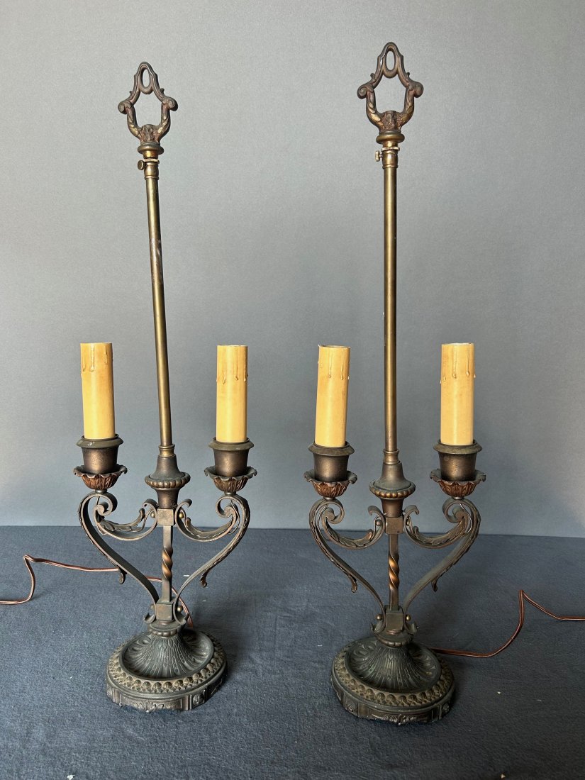 Pair of decorative lamps: Pair of decorative lamps