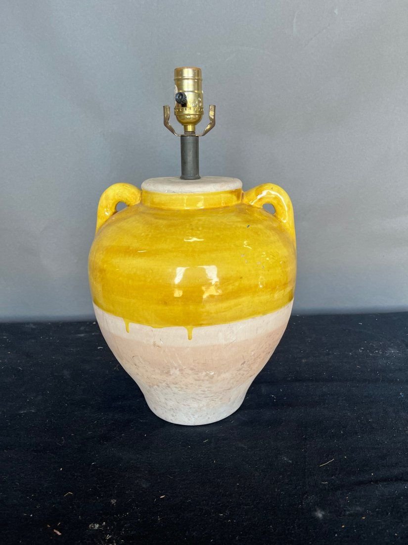 19th Century French Confit Pot Lamp (1 of 4)