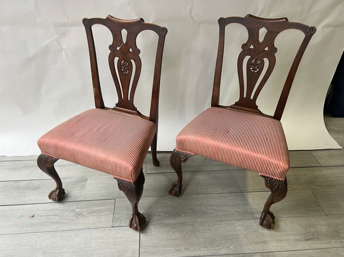 Pair of 18th- 19th Century Mahogany Side Chairs (1 of 11)
