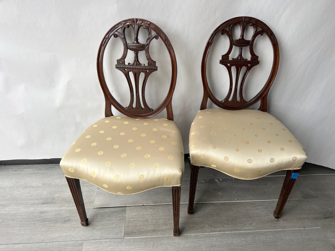 Great pair of 19th century Neoclassical style chairs: Great pair of 19th century Neoclassical style chairs