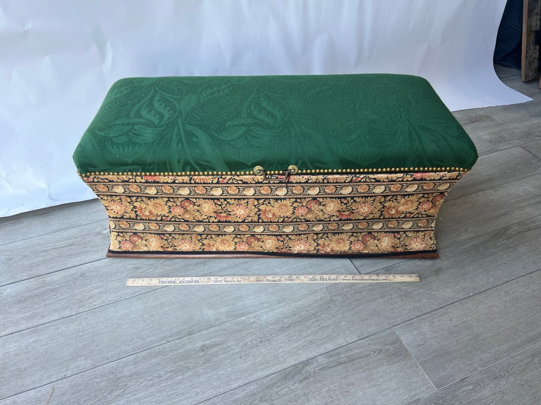 Upholstered European Trunk/ Bench: Upholstered European Trunk/ Bench