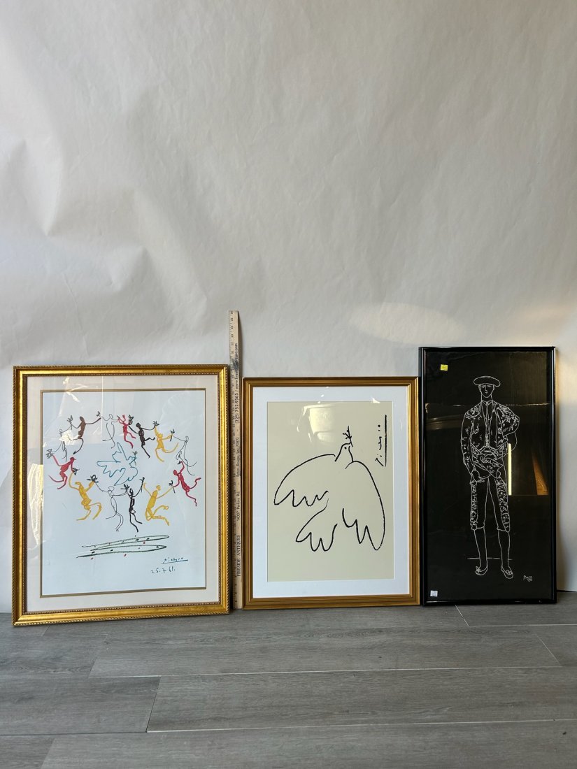 Grouping of 3 framed prints (1 of 4)