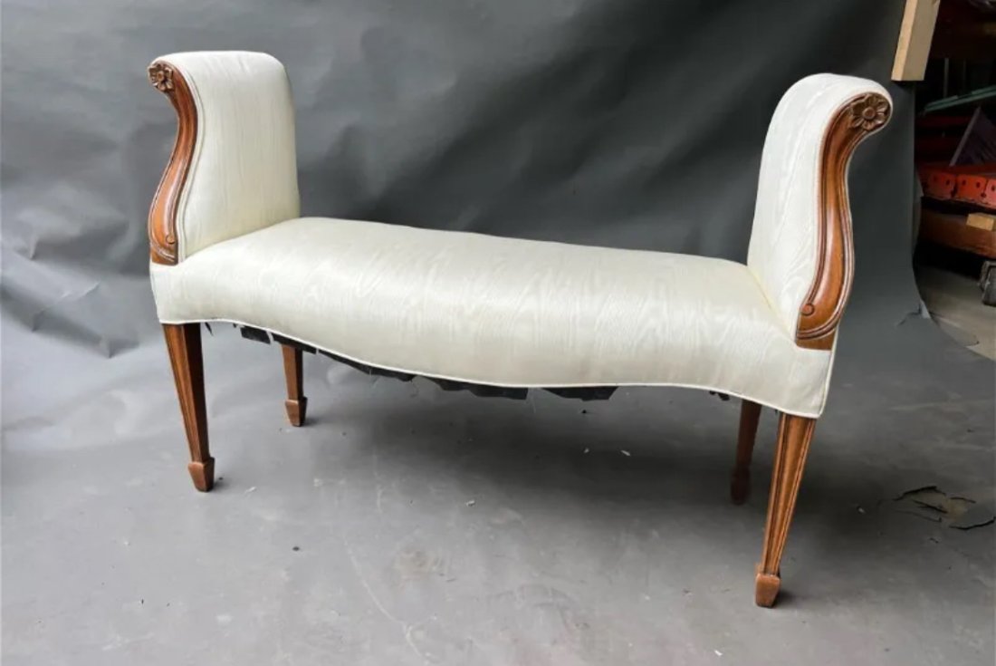 20th Century Upholstered Window Bench (1 of 3)