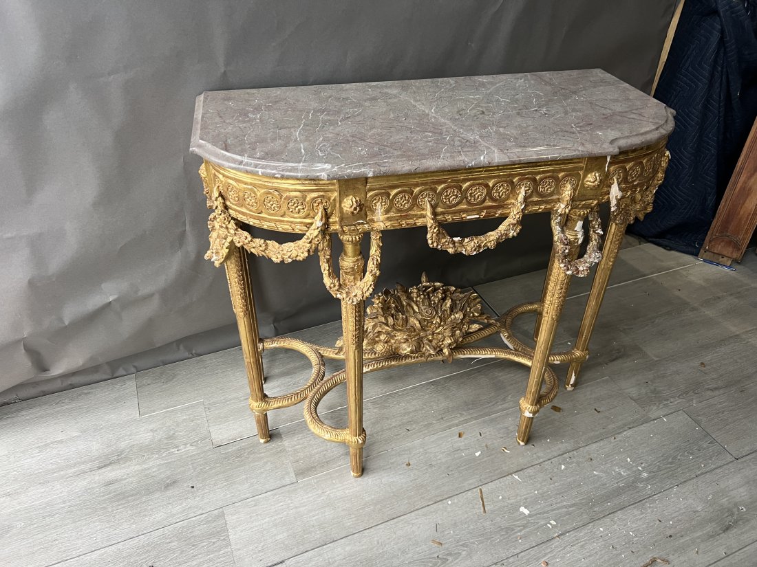 18th- 19th Century French Giltwood Console (1 of 4)