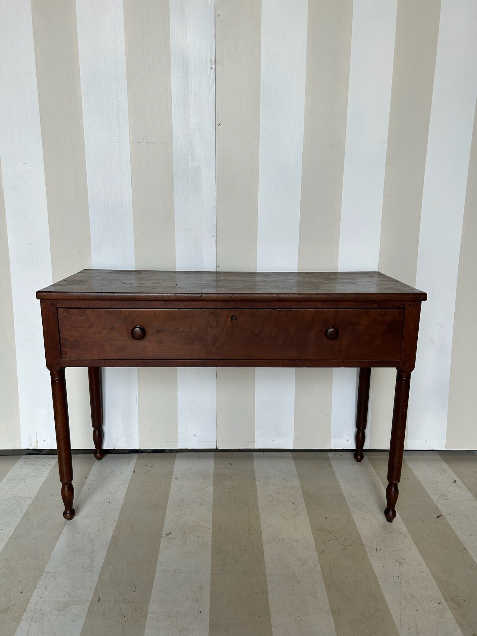 19th Century Virginia Cherry and Yellow Pine Console (1 of 9)