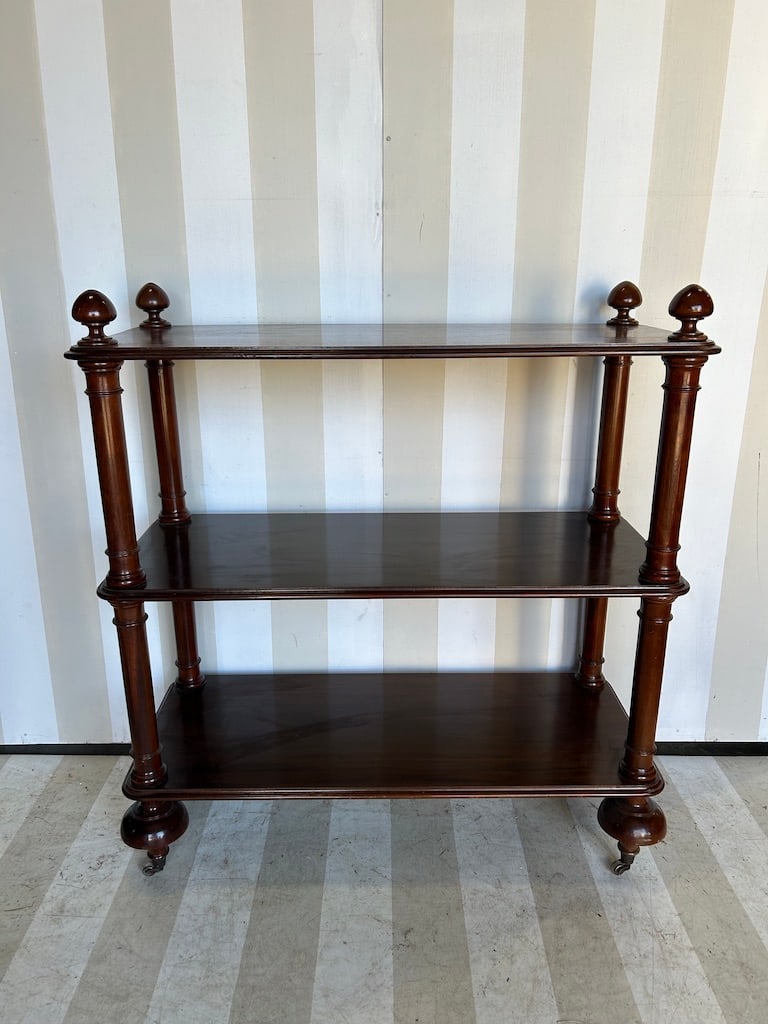 Fabulous 19th Century English Mahogany Etagere (1 of 13)