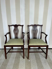 Pair of 18th- 19th Century English Armchairs