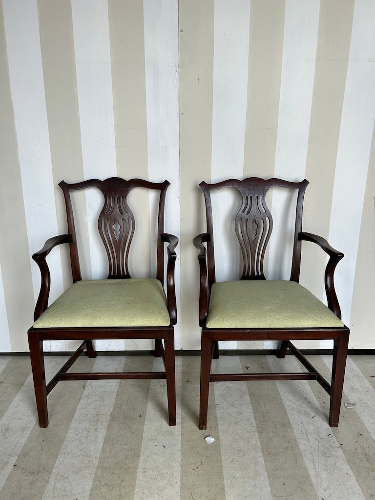 Pair of 18th- 19th Century English Armchairs (1 of 15)
