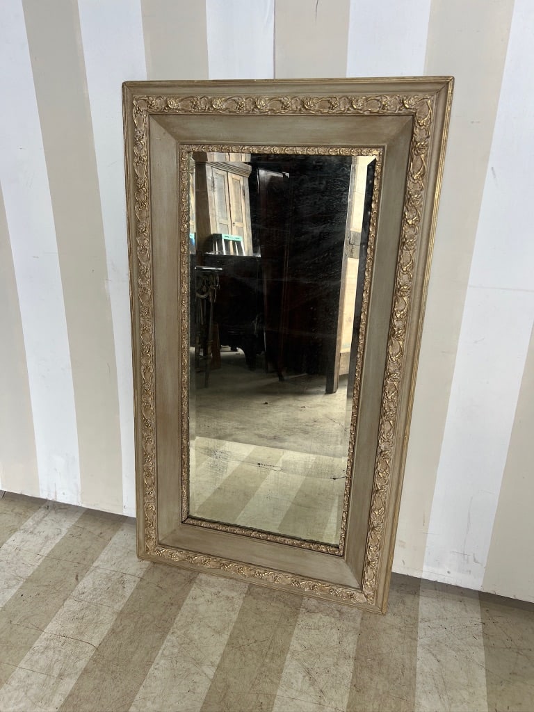 19th- early 20th Century French Paint Decorated Mirror (1 of 8)