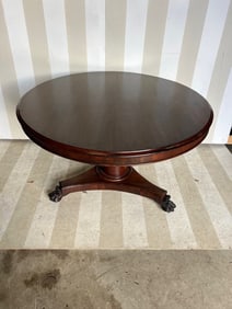 19th Century English Regency Mahogany Center Table