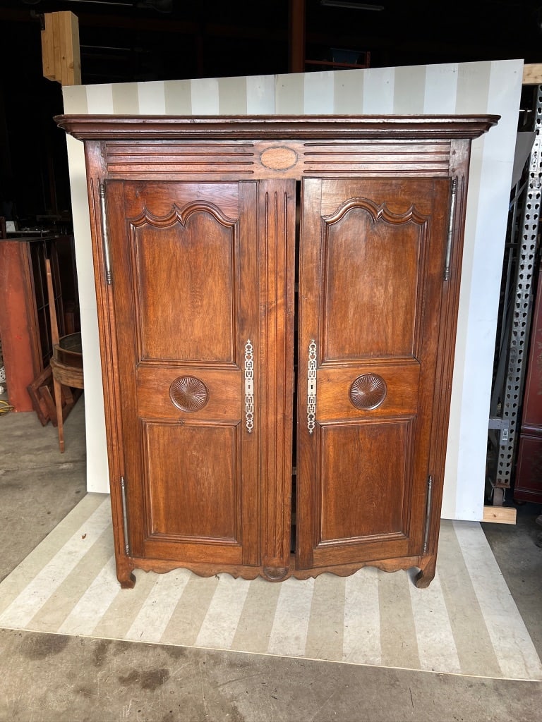 Nicely Carved 18th Century French Armoire from a Charlottesville estate (1 of 10)