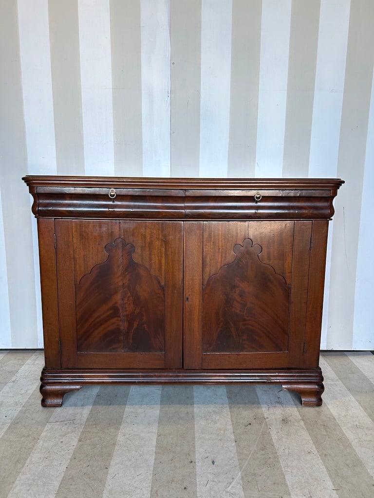 19th Century French Cabinet with Inset Gothic style Panels. (1 of 11)