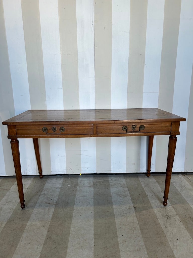 19th Century French Directoire 2 Drawer Desk (1 of 11)