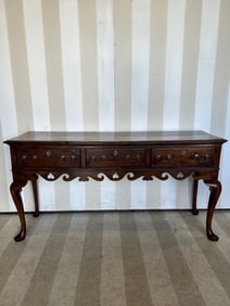 Antique Welsh Oak Dresser Base, likely 19th Century or earlier