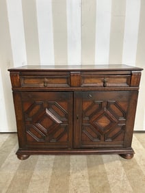 Beautiful French Paneled Door Buffet, likely 18th century