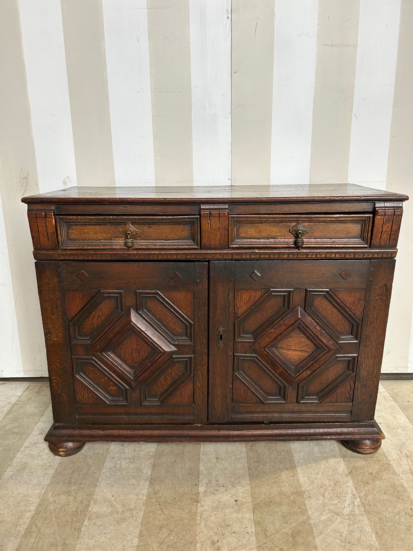 Beautiful French Paneled Door Buffet, likely 18th century (1 of 14)