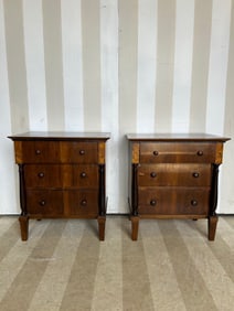 Great Pair of French Empire Style Commodinis, Likely late 19th- early 20th century