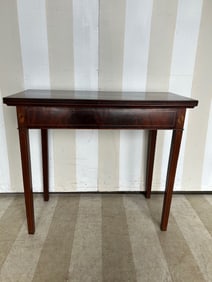 18th- 19th Century English Inlaid Mahogany Card Table