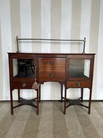 Mahogany Display Sideboard- Very Unique