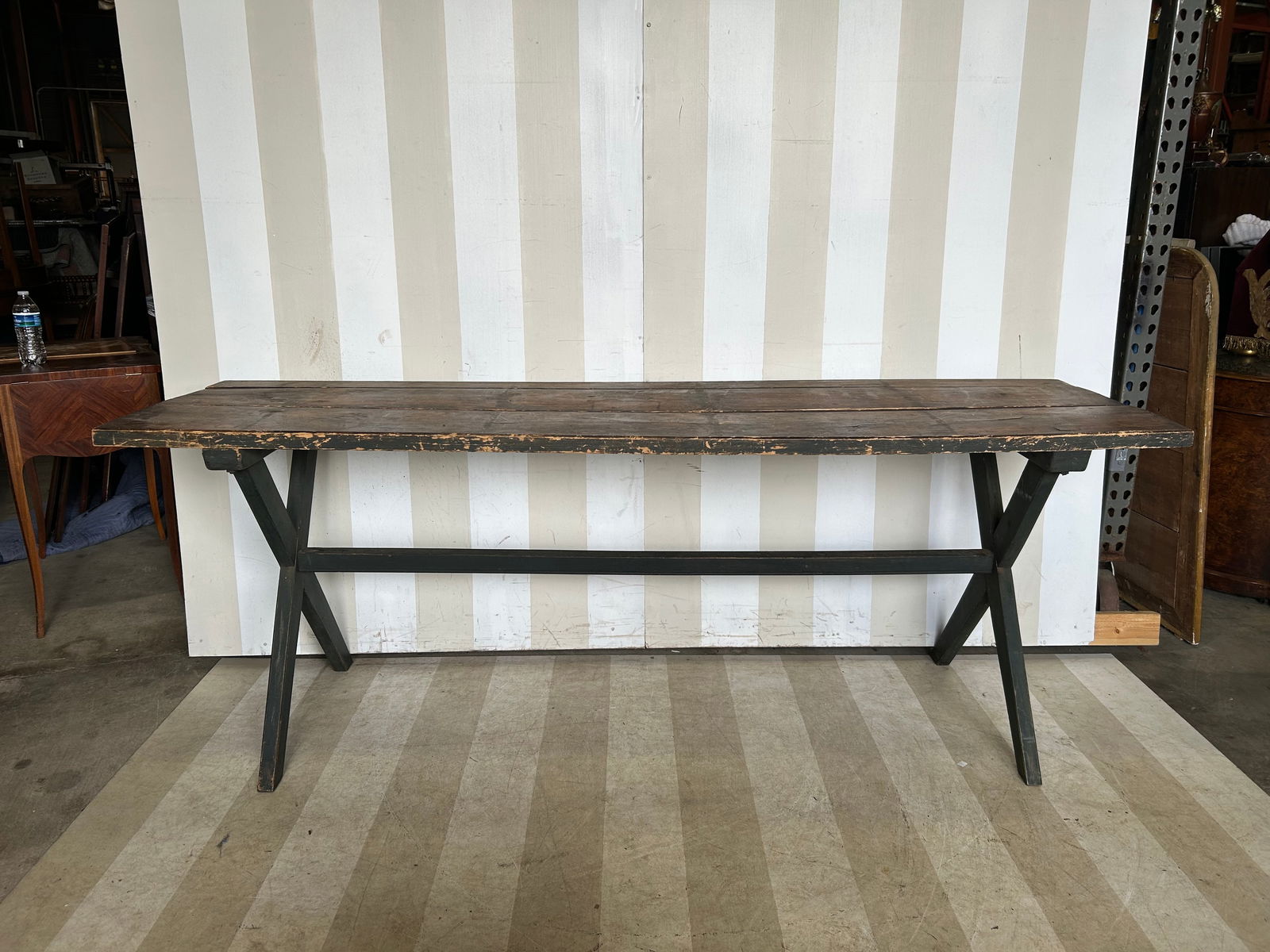 19th Century American Table in Original Paint (1 of 10)