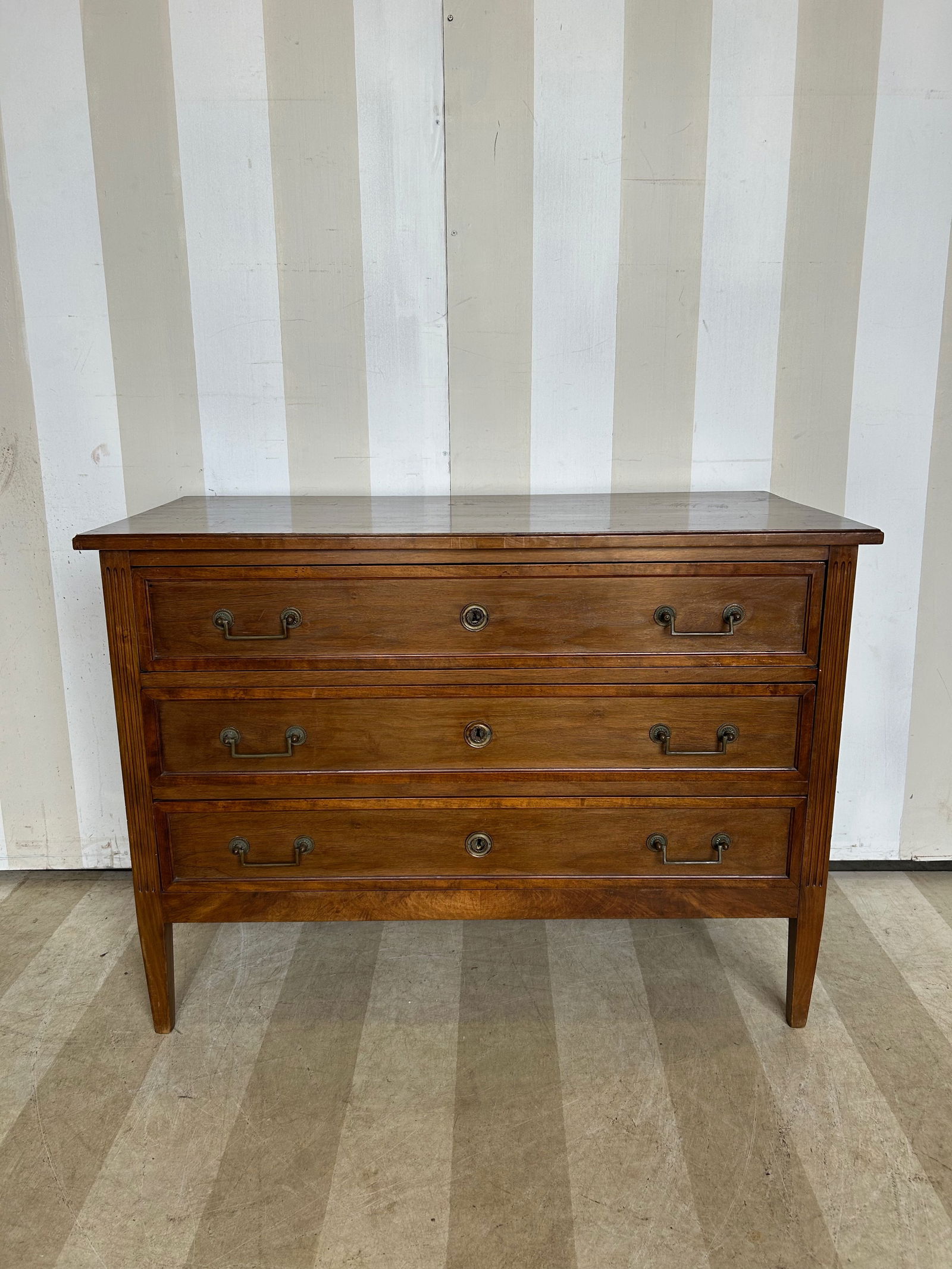19th Century French Walnut Chest (1 of 17)