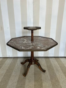 Fabulous early 19th Century French Directoire Brass bound Marble Top Etagere