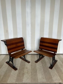 Pair of Antique School Desk