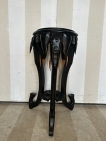 19th Century Anglo Indian Ebony Elephant Stand
