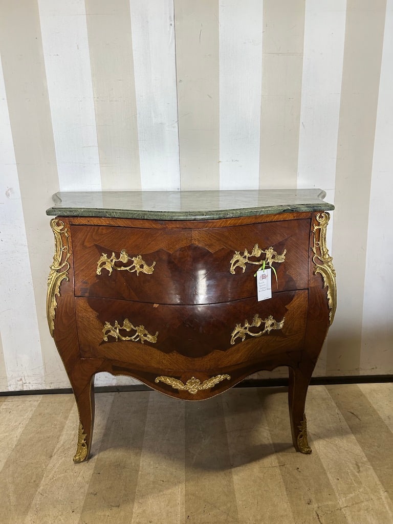 Antique French Marble Top Commode from a Monument Ave Estate (1 of 17)