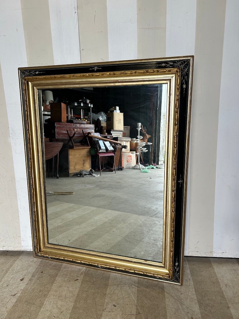 19th Century Ebonized Aesthetics Movement Mirror (1 of 11)