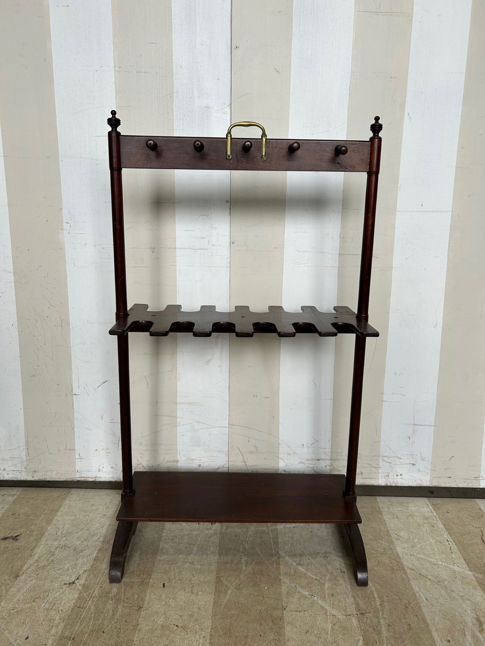 Antique Mahogany Boot Rack (1 of 16)