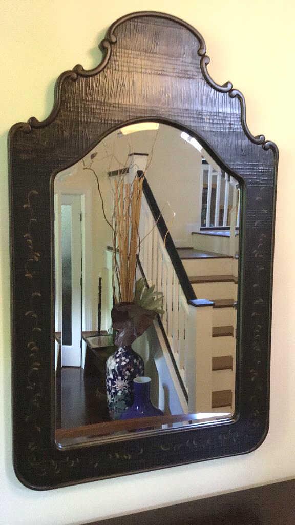Large Oriental Mirror: 32x52 tall.