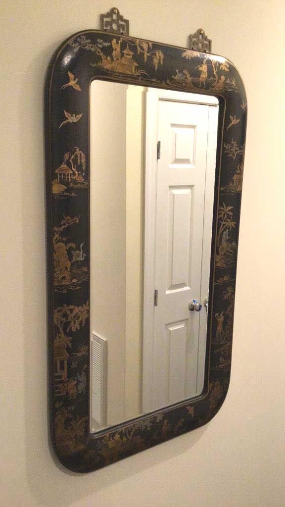 Wall Mirror: 24x42 tall.