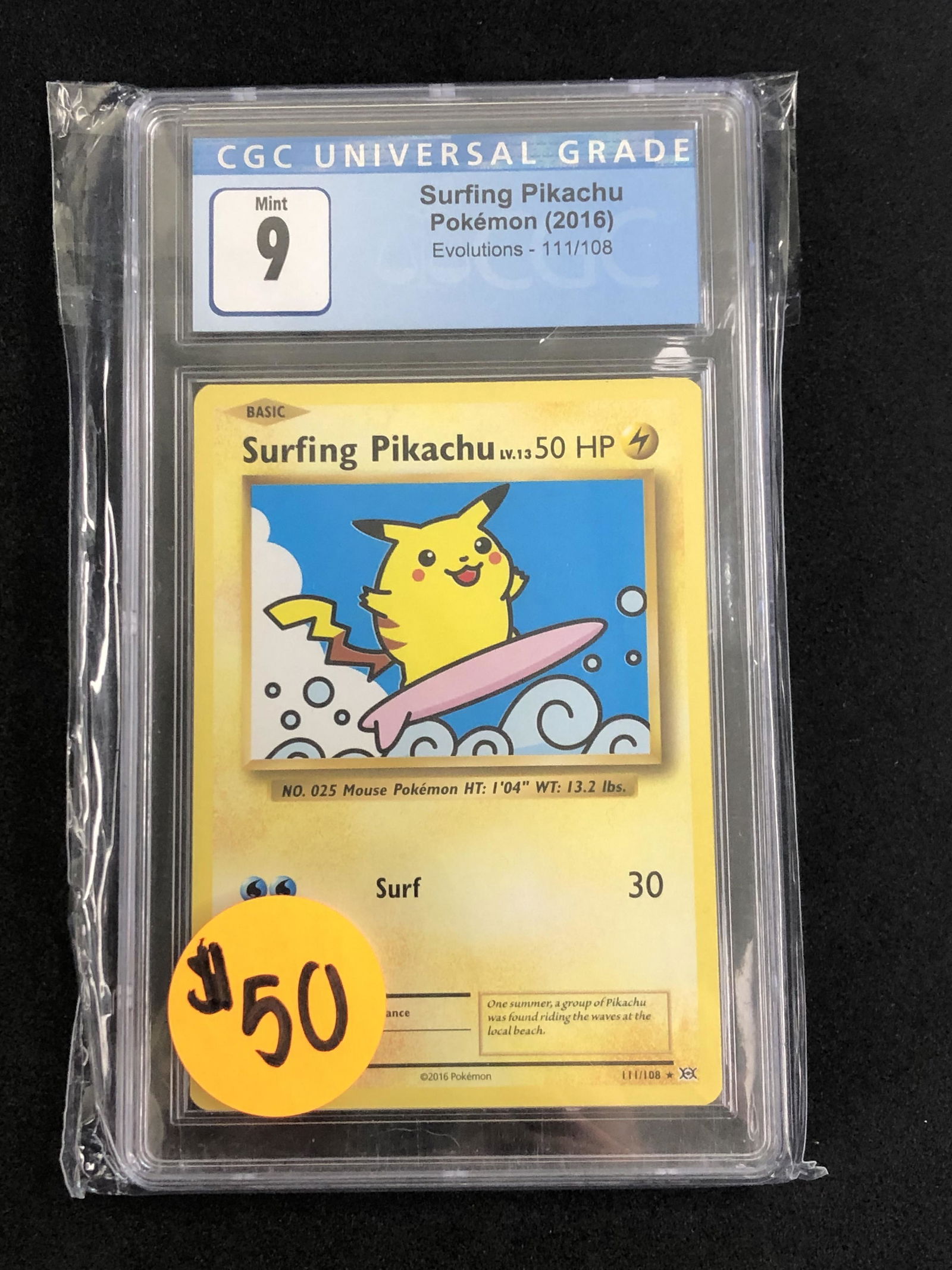 Surfing Pikachu CGC 9 (1 of 1)