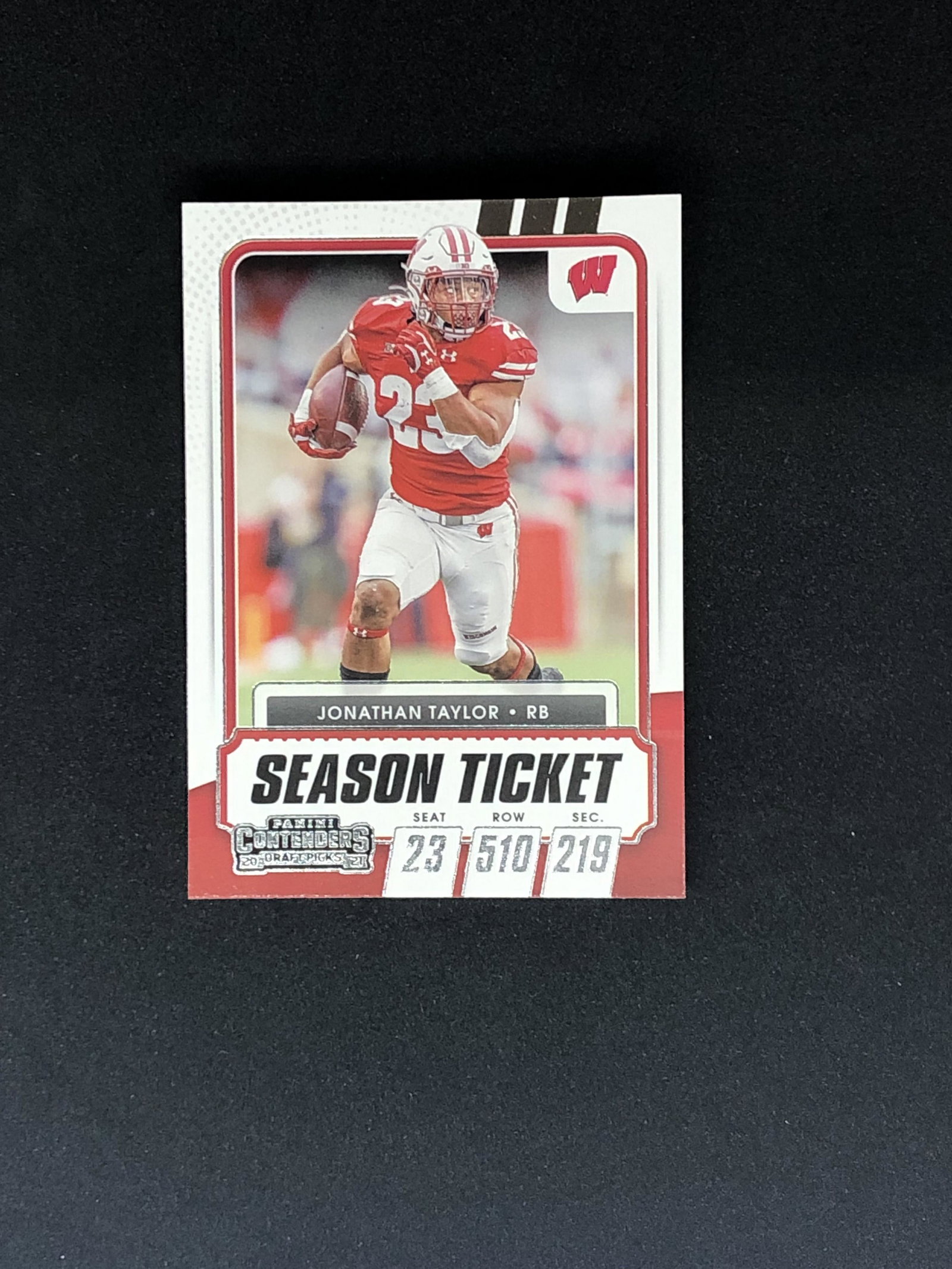 Jonathan Taylor Panini Contenders: Sports Trading Card