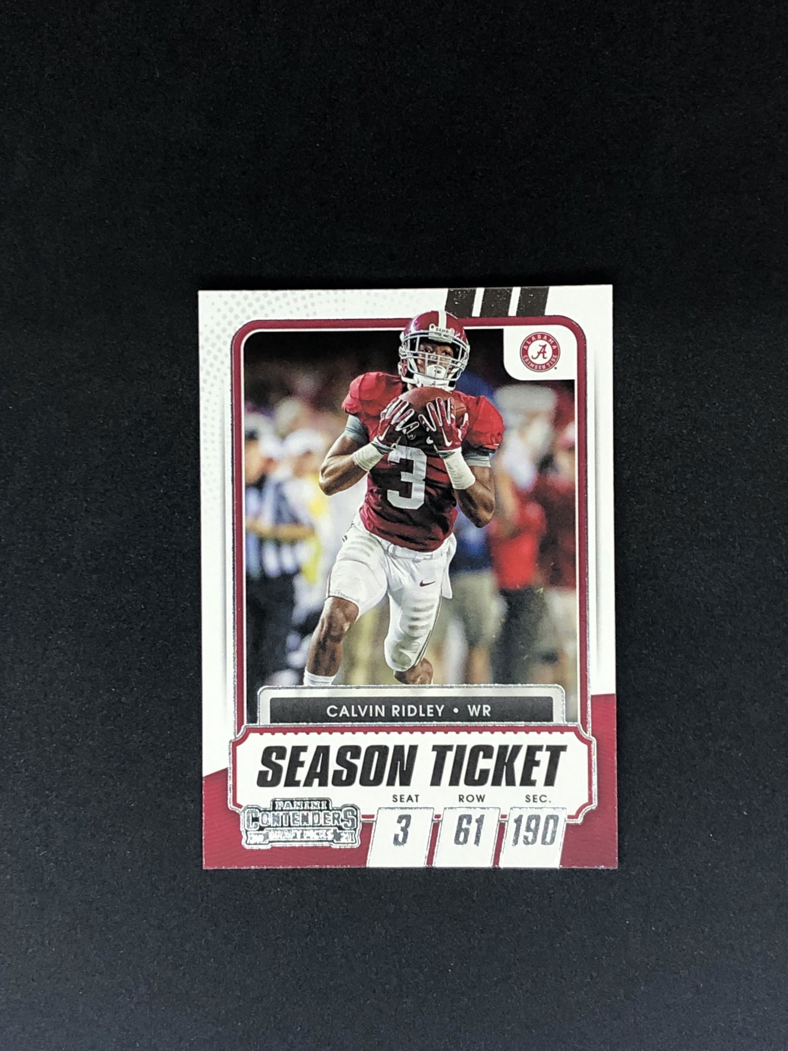 Calvin Ridley Panini Contenders (1 of 1)