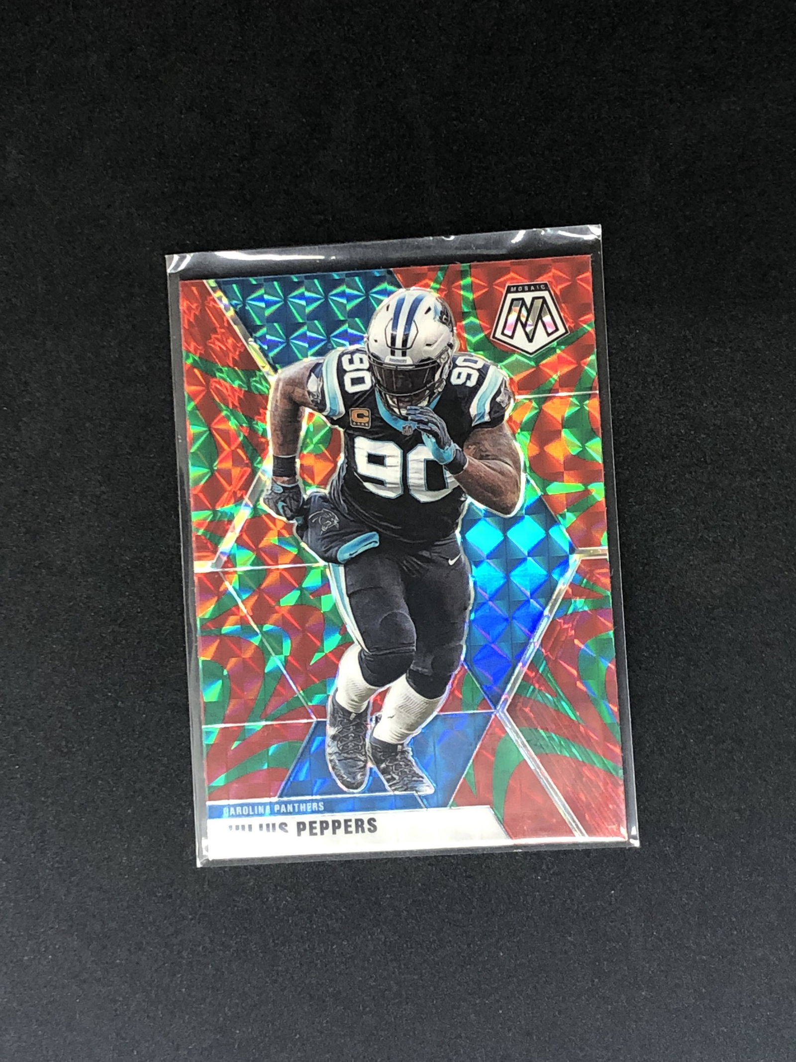 Julius Peppers Panini Mosaic Refractor (1 of 1)