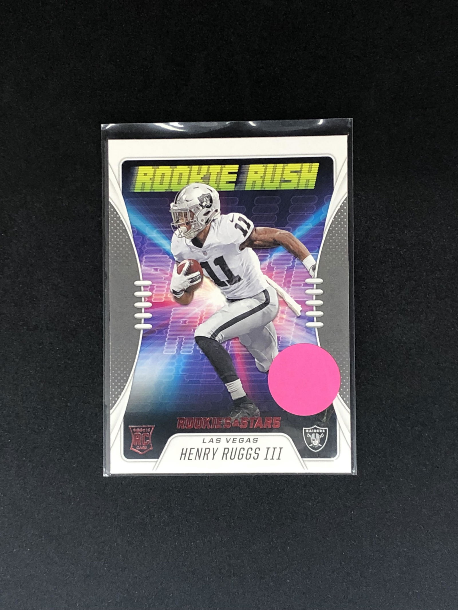 Henry Ruggs III Panini Rookies & Stars Red Parallel (1 of 1)