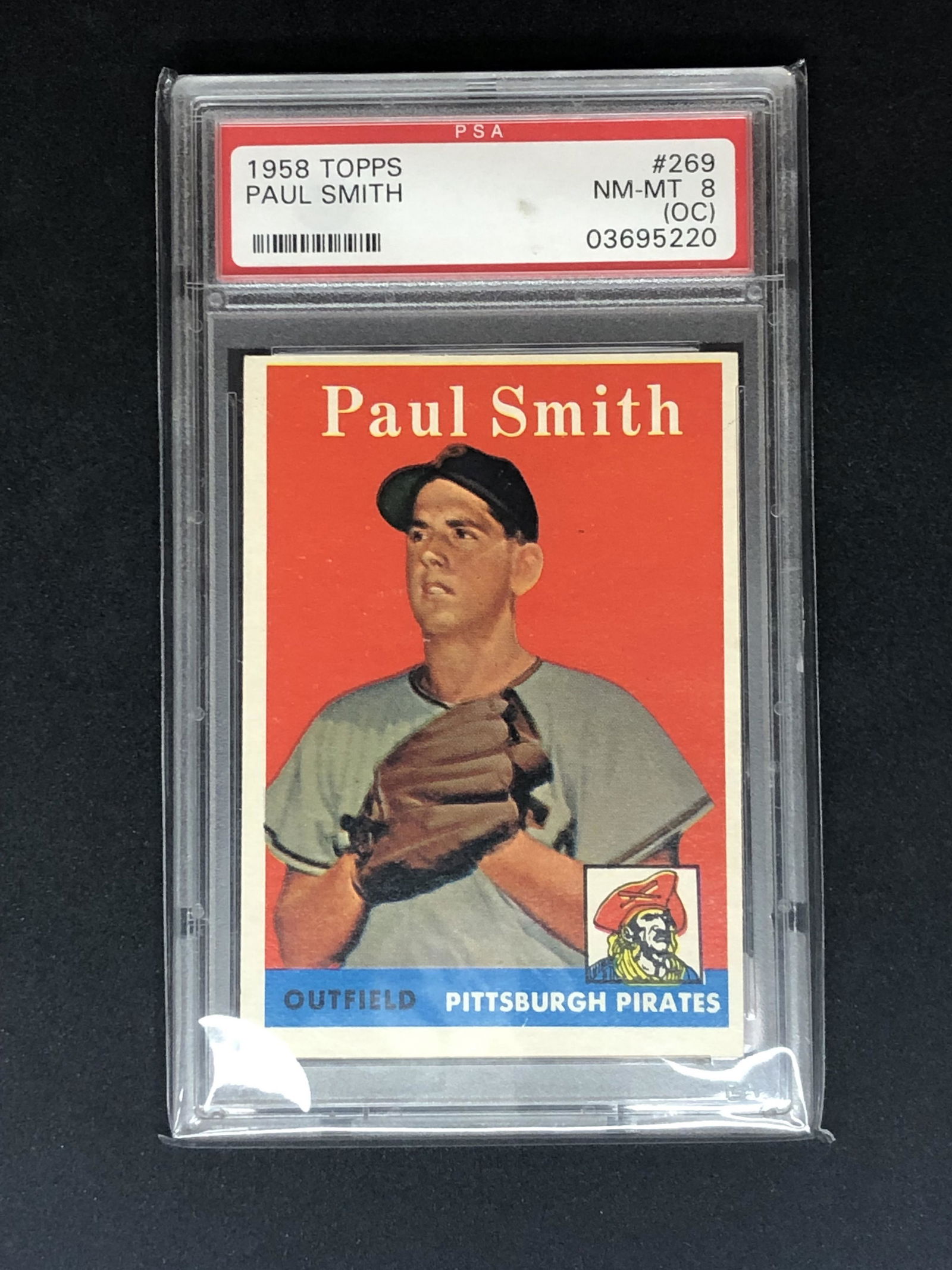 Paul Smith 1958 Topps PSA 8 (1 of 1)
