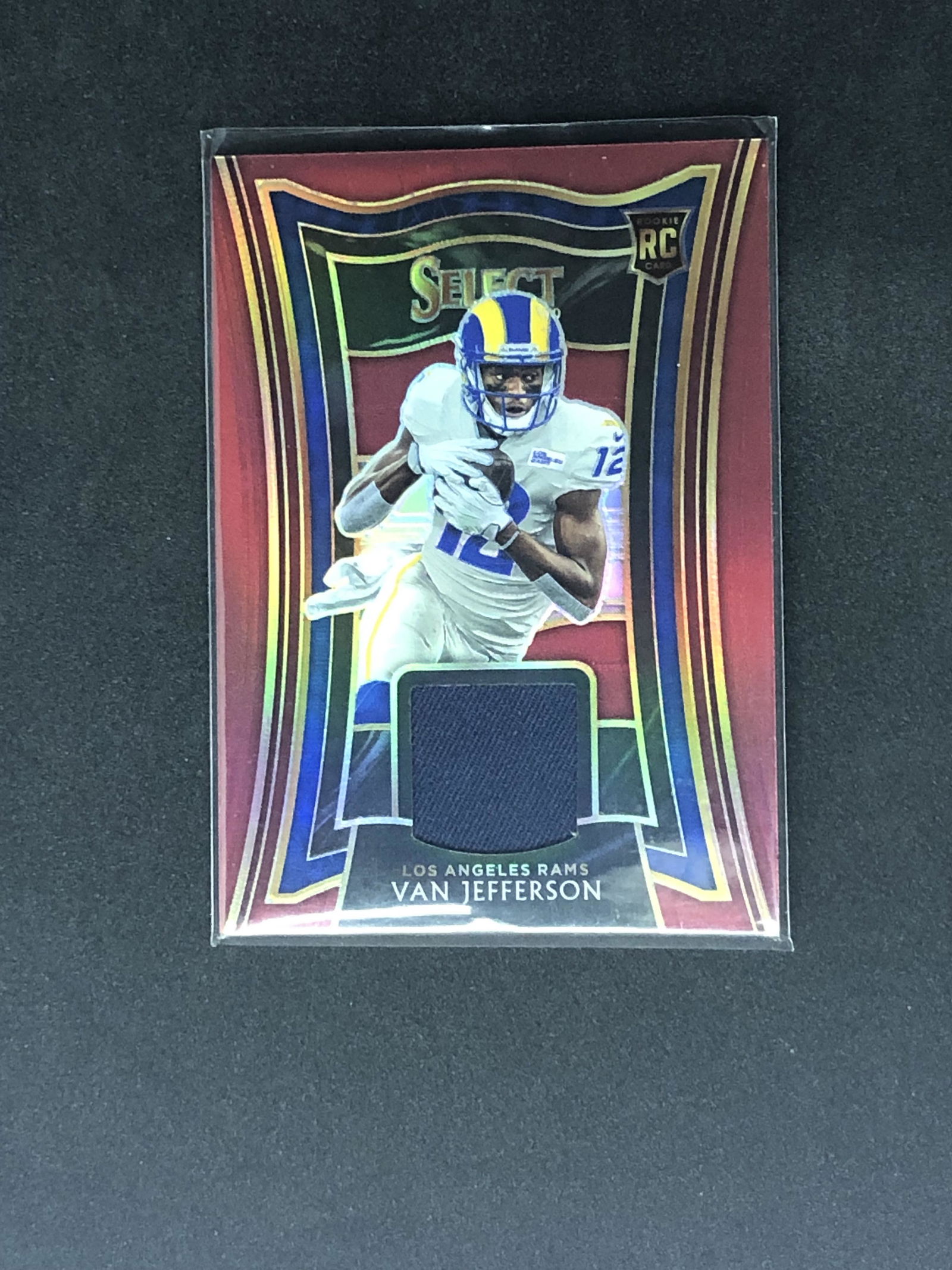 Van Jefferson Panini Select Rookie Relic (1 of 1)